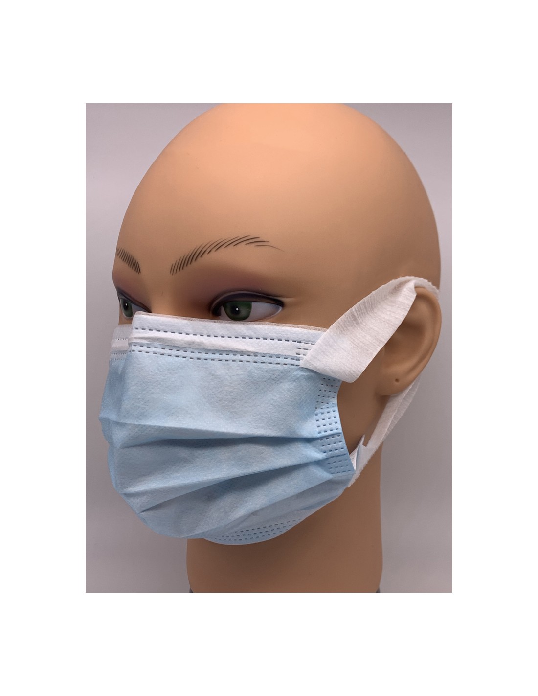 Mascherine Chirurgiche Tipo IIR Lacci morbidi - (da 0,15 € a 0,13 €) - Dispositivo medico certificat
