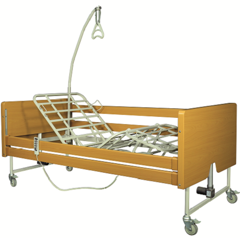 noleggio letto elettrico in legno con sponde - Ortopedie Baldinelli -  Ortopedie Baldinelli